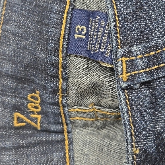 ZCO 13 Jeans Bootcut Mid Rise 5 Pocket Zipper Fly Cotton Spandex - Picture 3 of 3